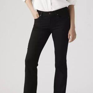 Levi's 725 bootcut jeans in soft black